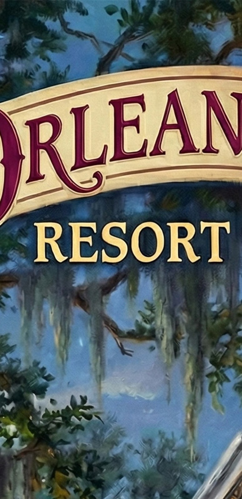 Disney Port Orleans French Quarter Painted Light 12×18 Matte Print