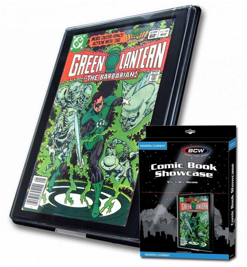 BCW Modern Comic Book Showcase Display Case – 6 3/4 x 10 1/4 Recess