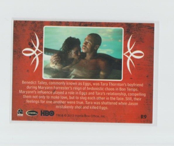 Rittenhouse True Blood Archive Relationships Insert Trading Card Tara #R9