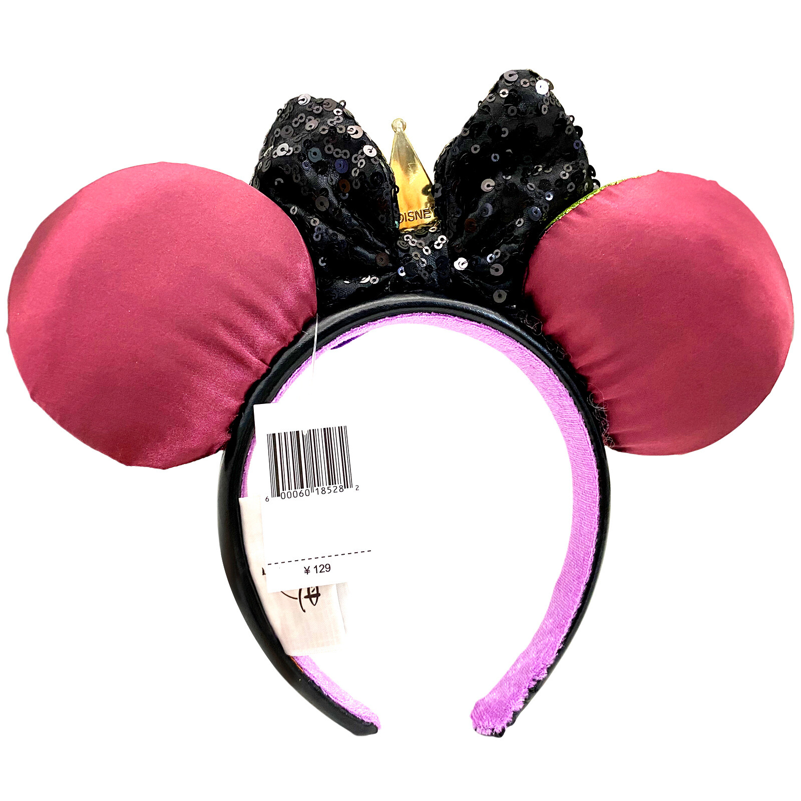 2024 Disney-Park’s Snow White Evil Queen Poison Apple Ear Ears Headband US Stock