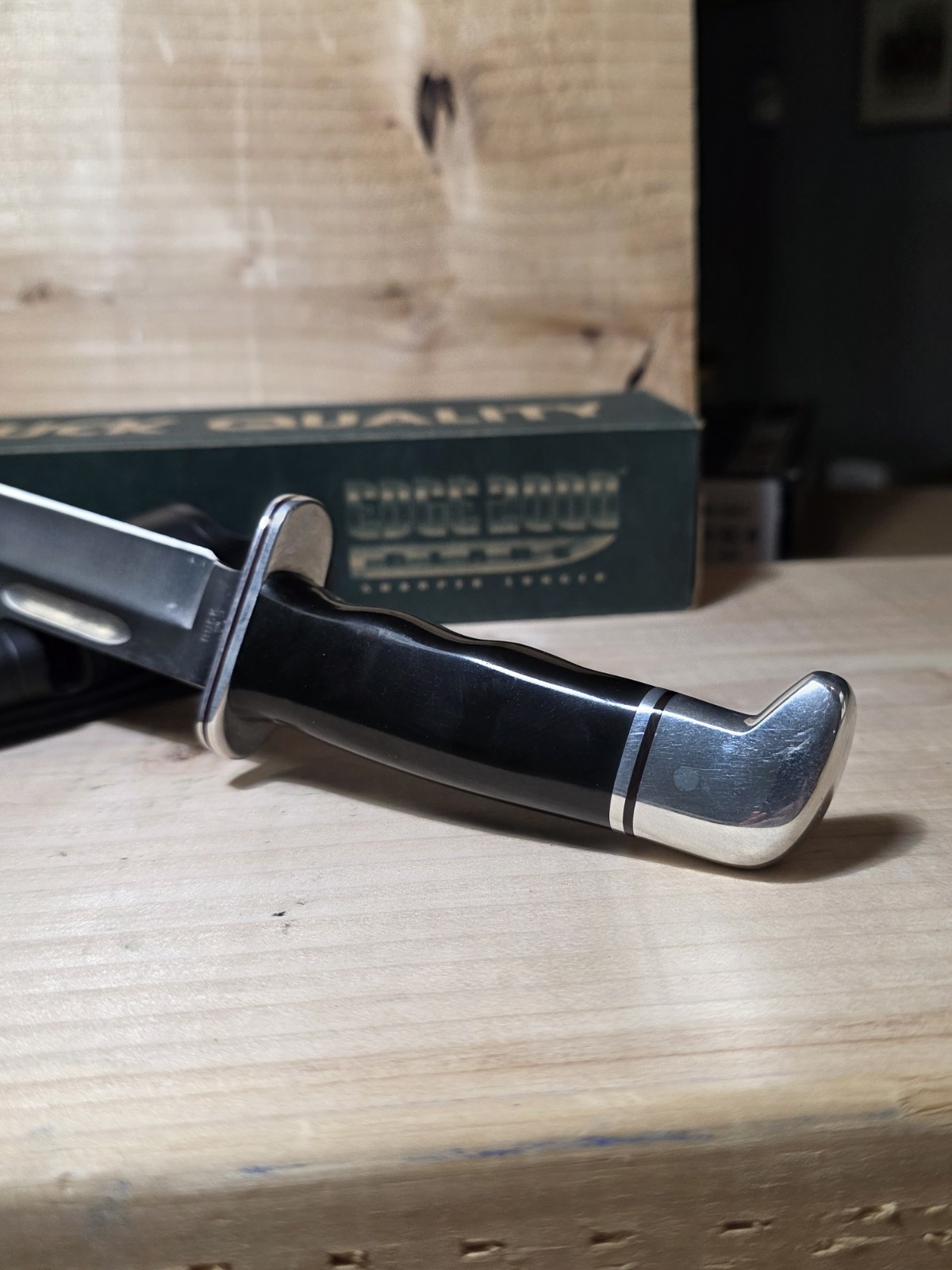 Buck 119 Special From 2000 With Original Box And Sheath Fixed Blade Knife