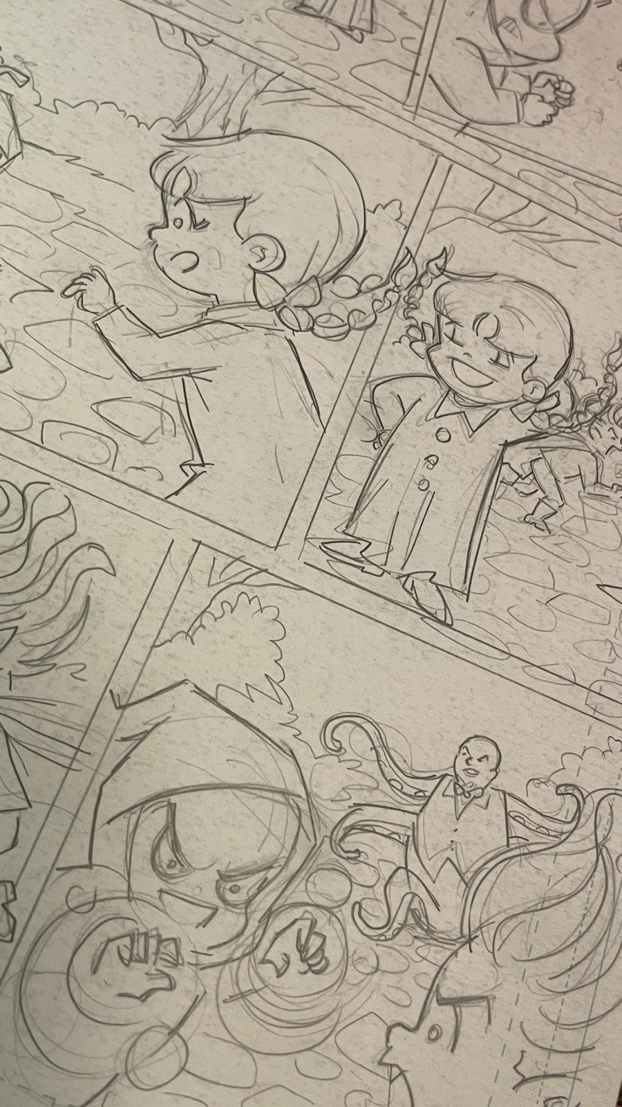 ORIGINAL PENCIL ART~DAN PARENT~11X17″HAND DRAWN & AUTOGRAPHED~SABRINA~STORYBOARD