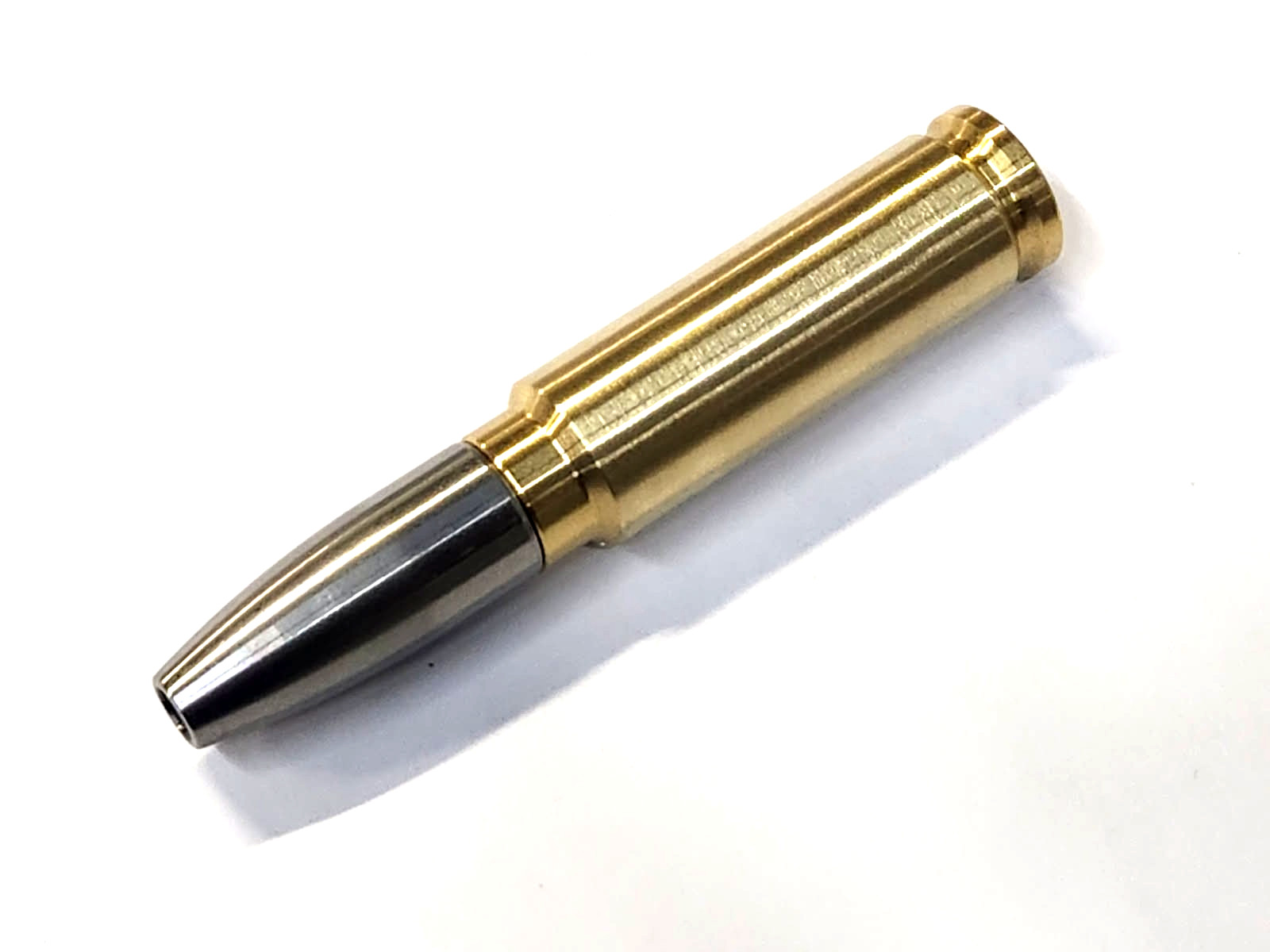SOLID BRASS / STAINLESS STEEL BULLET PIPE* MADE IN USA*HIGH QUALITY* 3PC. DESIGN