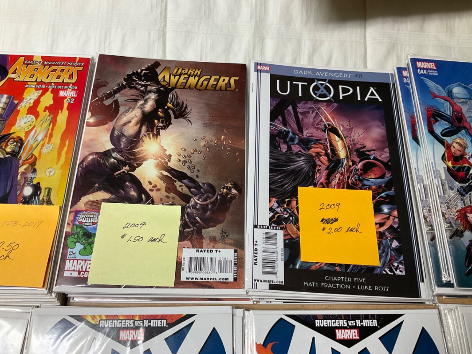 Group of 13 Avengers comics…2009-2017..read description