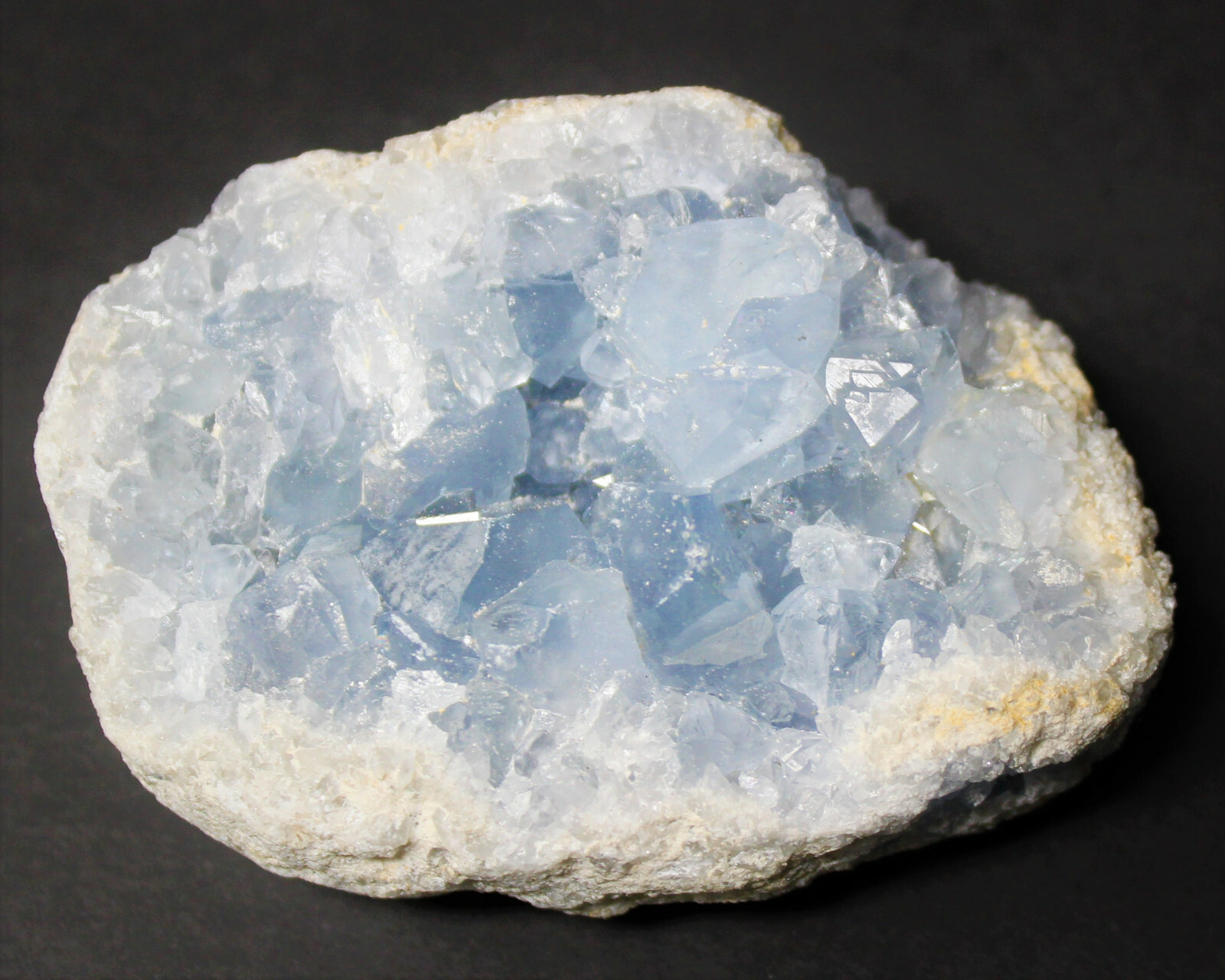 Celestite Crystal Cluster – High Quality Celestite Geodes (Blue Celestite Druze)