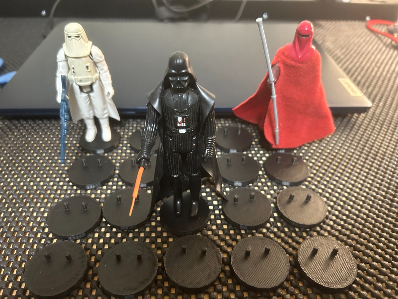 50 Original And RETRO Star Wars action figure stands FREE USPS SHIP!