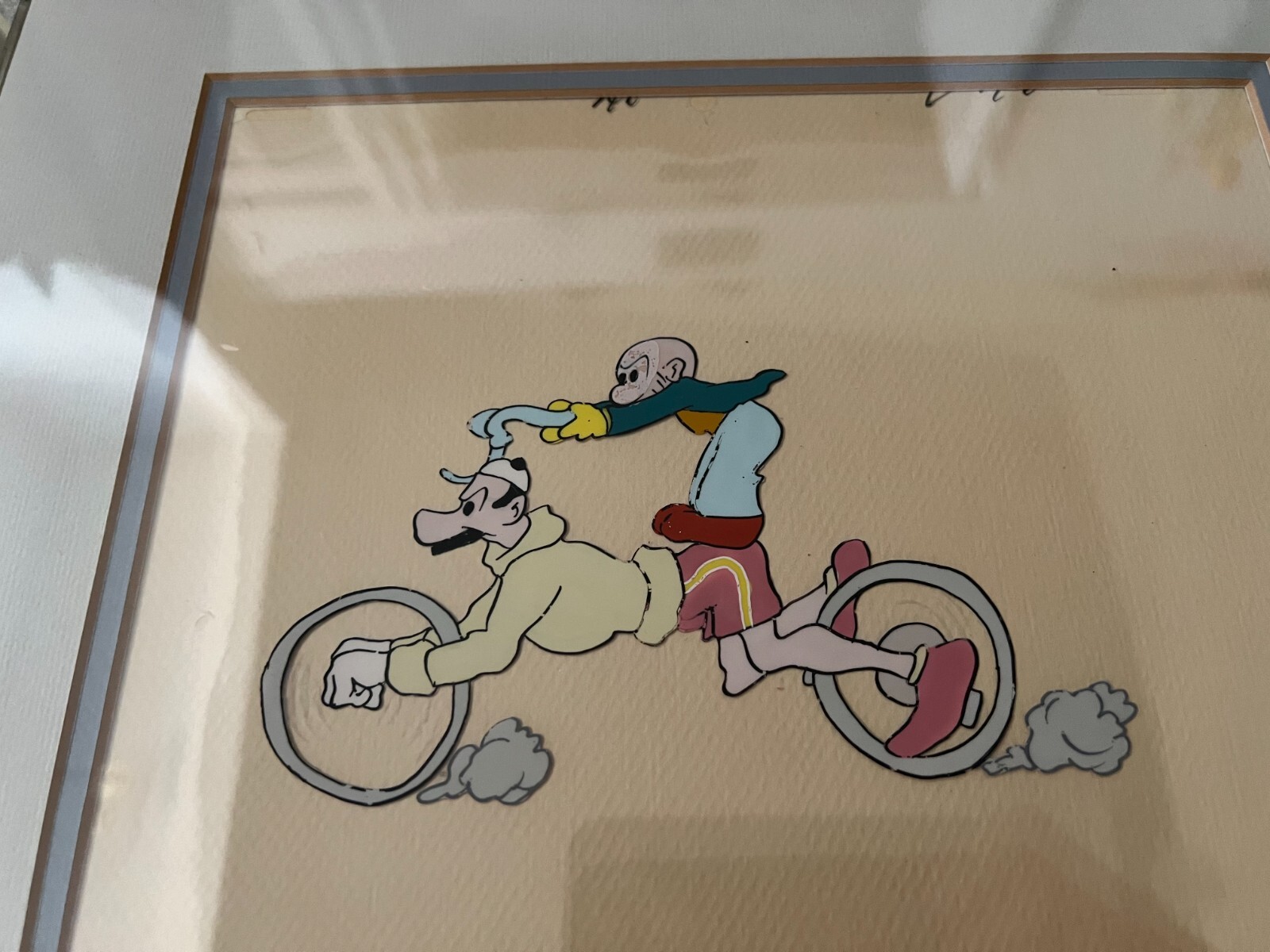 Lot of 8 Vintage Production Mutt and Jeff Animation Cels – Extremely Rare