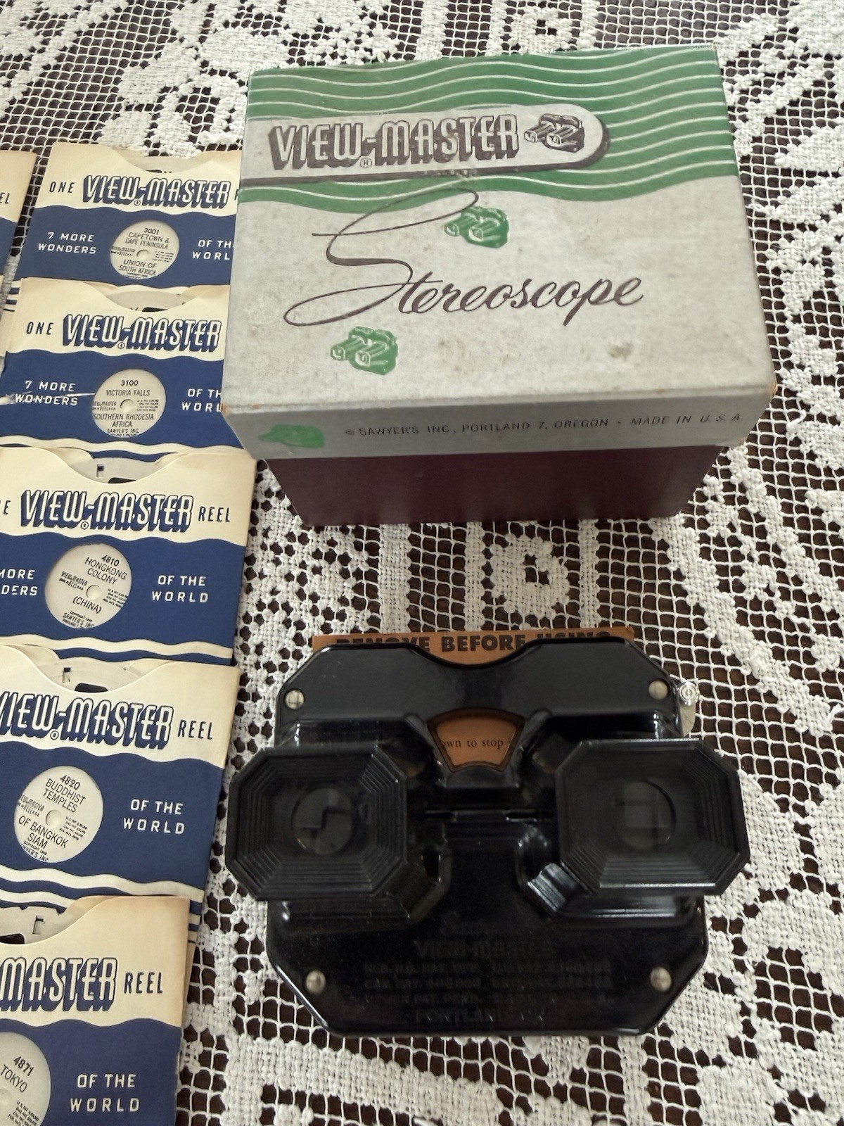Viewmaster Reels & Viewer-Jordan, Israel, Palestine, Lebanon, Philippines, India