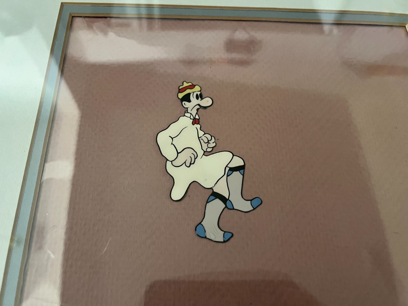 Lot of 8 Vintage Production Mutt and Jeff Animation Cels – Extremely Rare