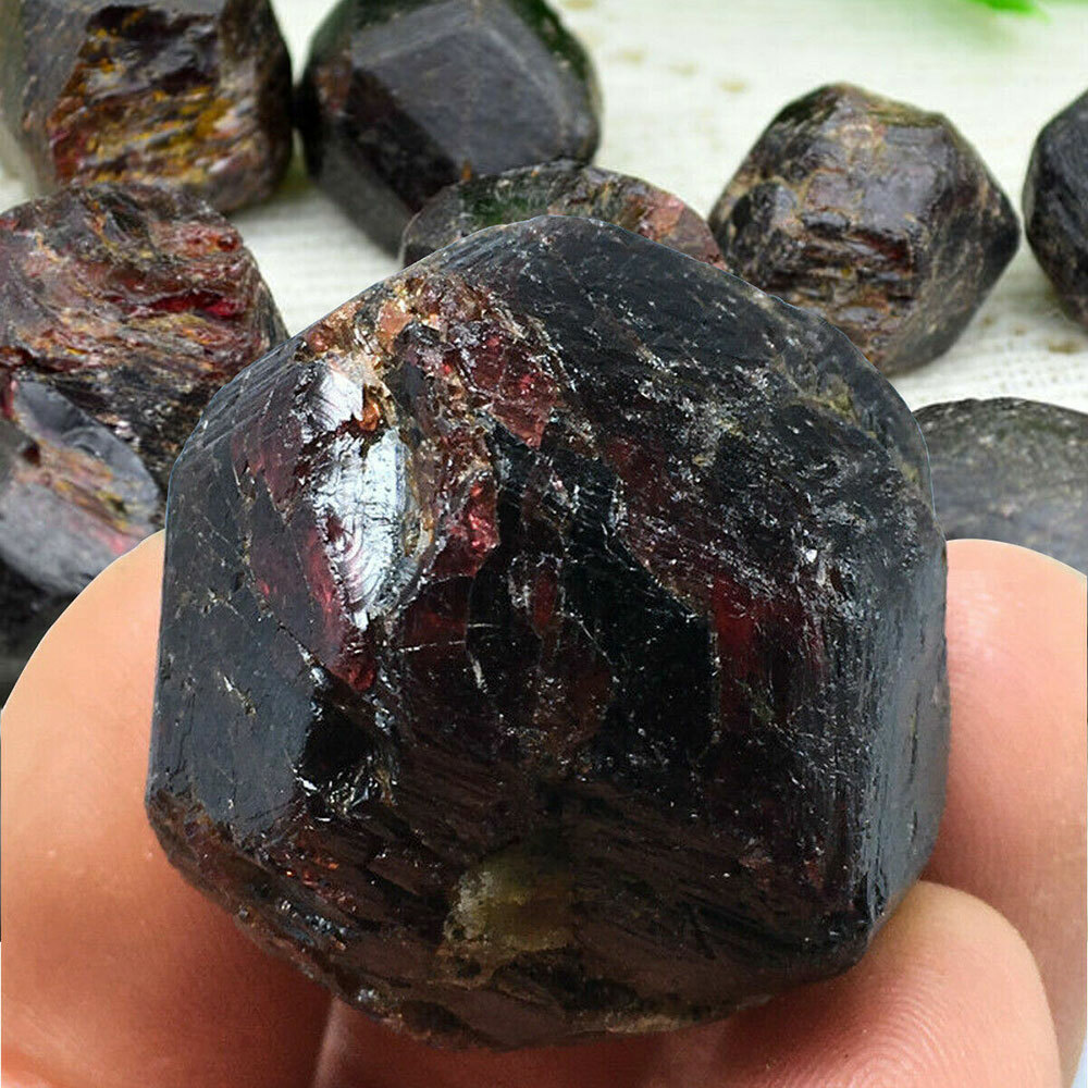 Natural Top RED Raw Pyrope Garnet Crystal Gemstone Rough Mineral Specimen 50g