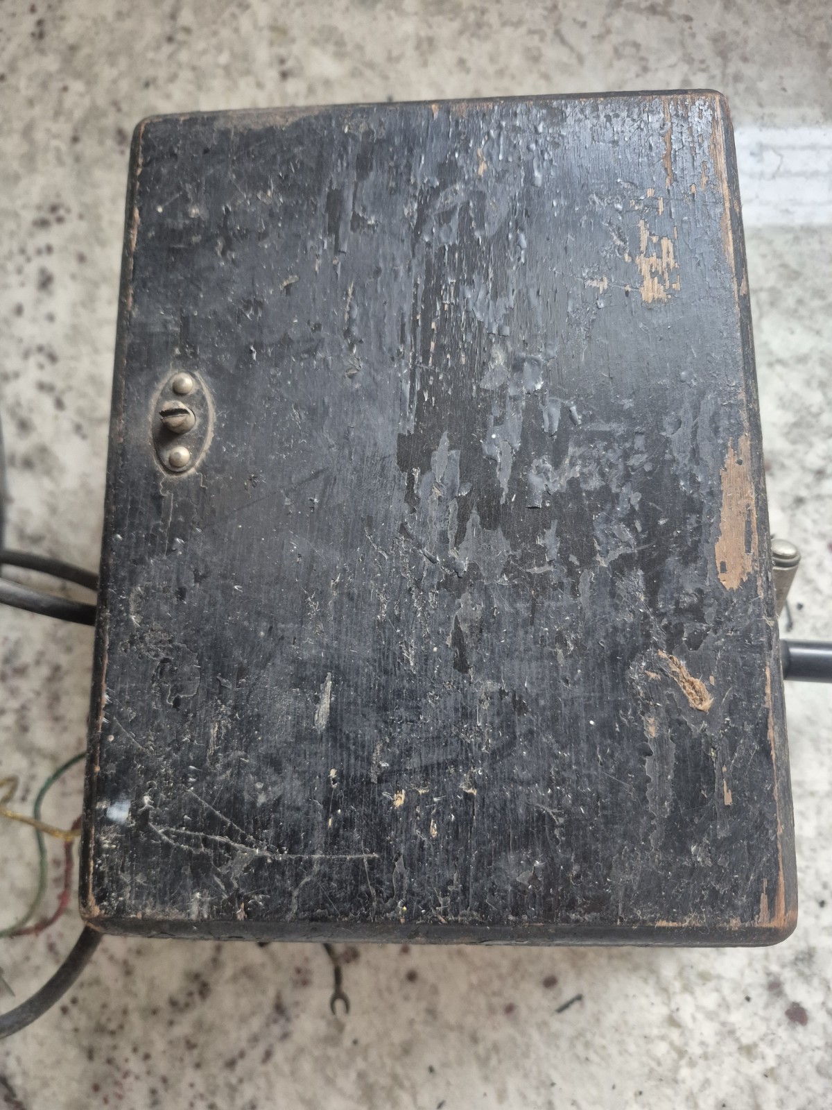 Western Electric 295A Telephone Generator Ringer Wood Coil Box Case Parts USA