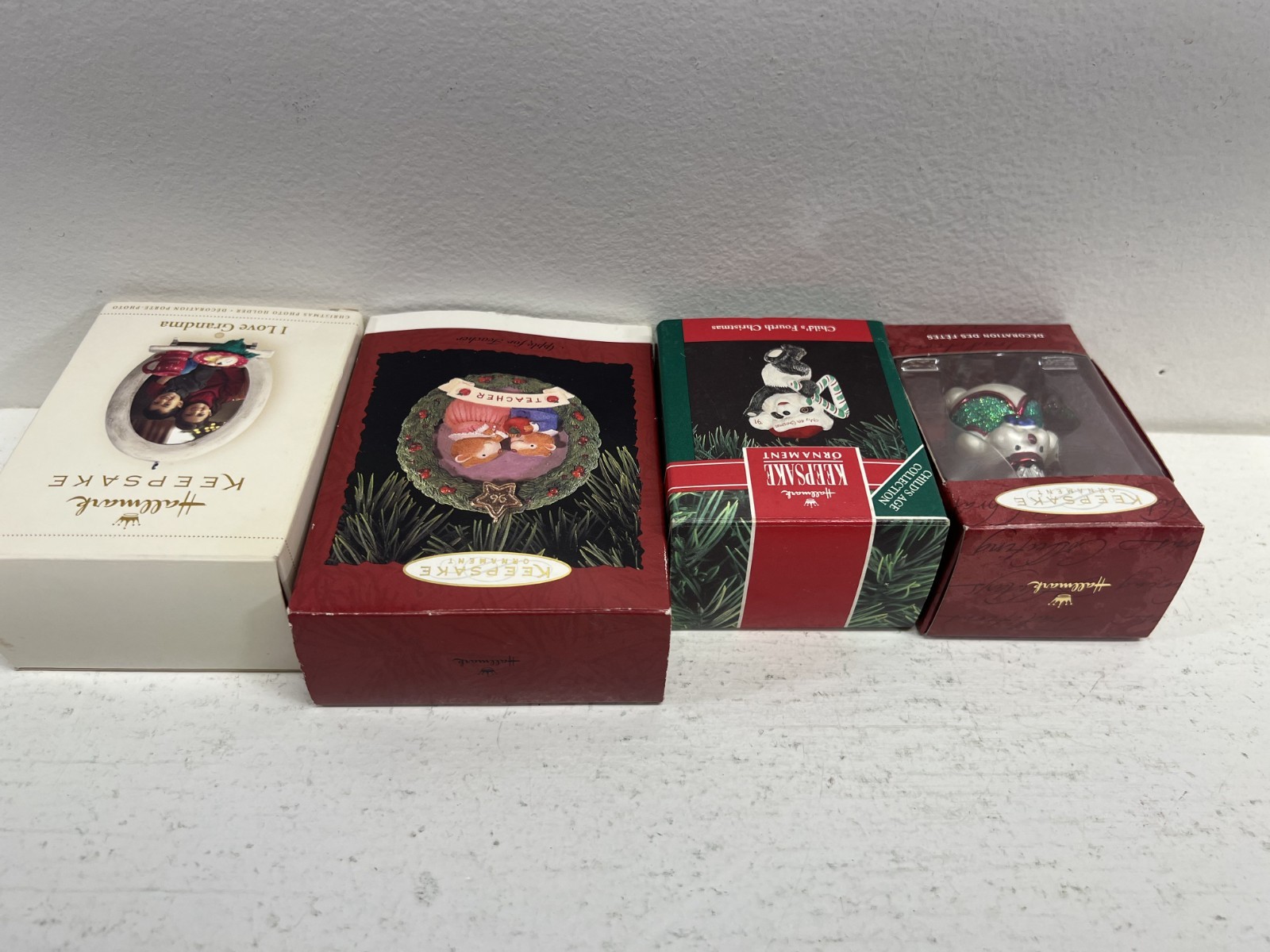 Hallmark Keepsake Ornament, Lot of 10 ornaments (1990-1999)