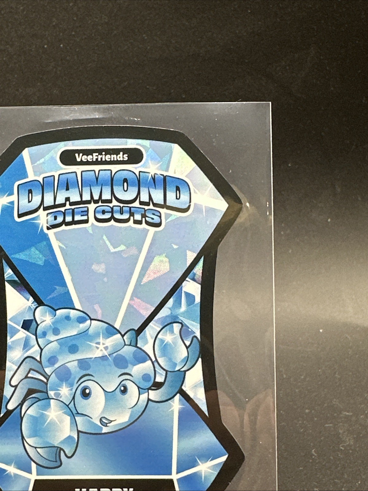 VeeFriends Super Stickers Spectacular Series Happy Hermit Crab Diamond Die-Cuts