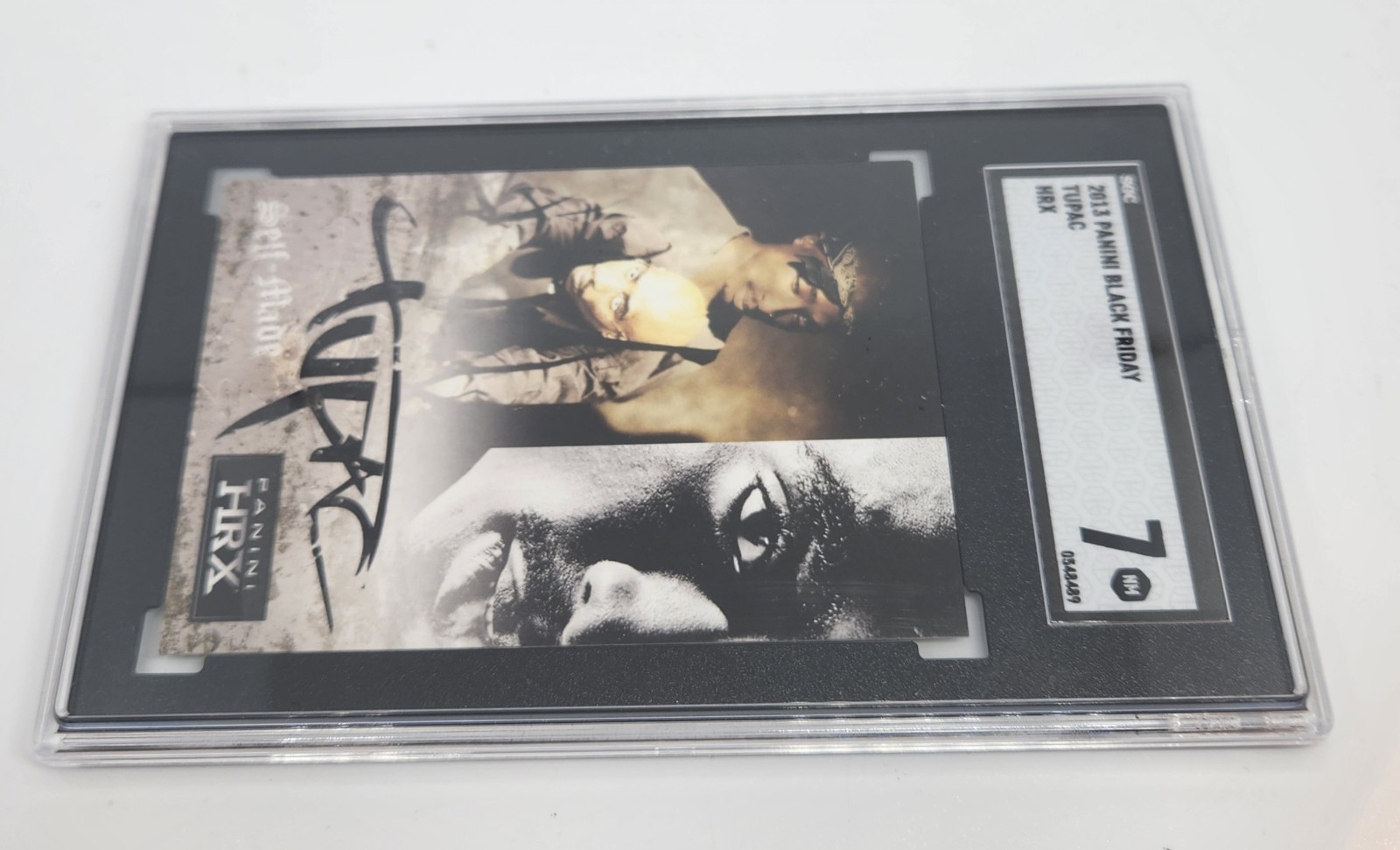 2013 Panini Black Friday Tupac Self – Made, Panini HRX Graded 7 by SGC