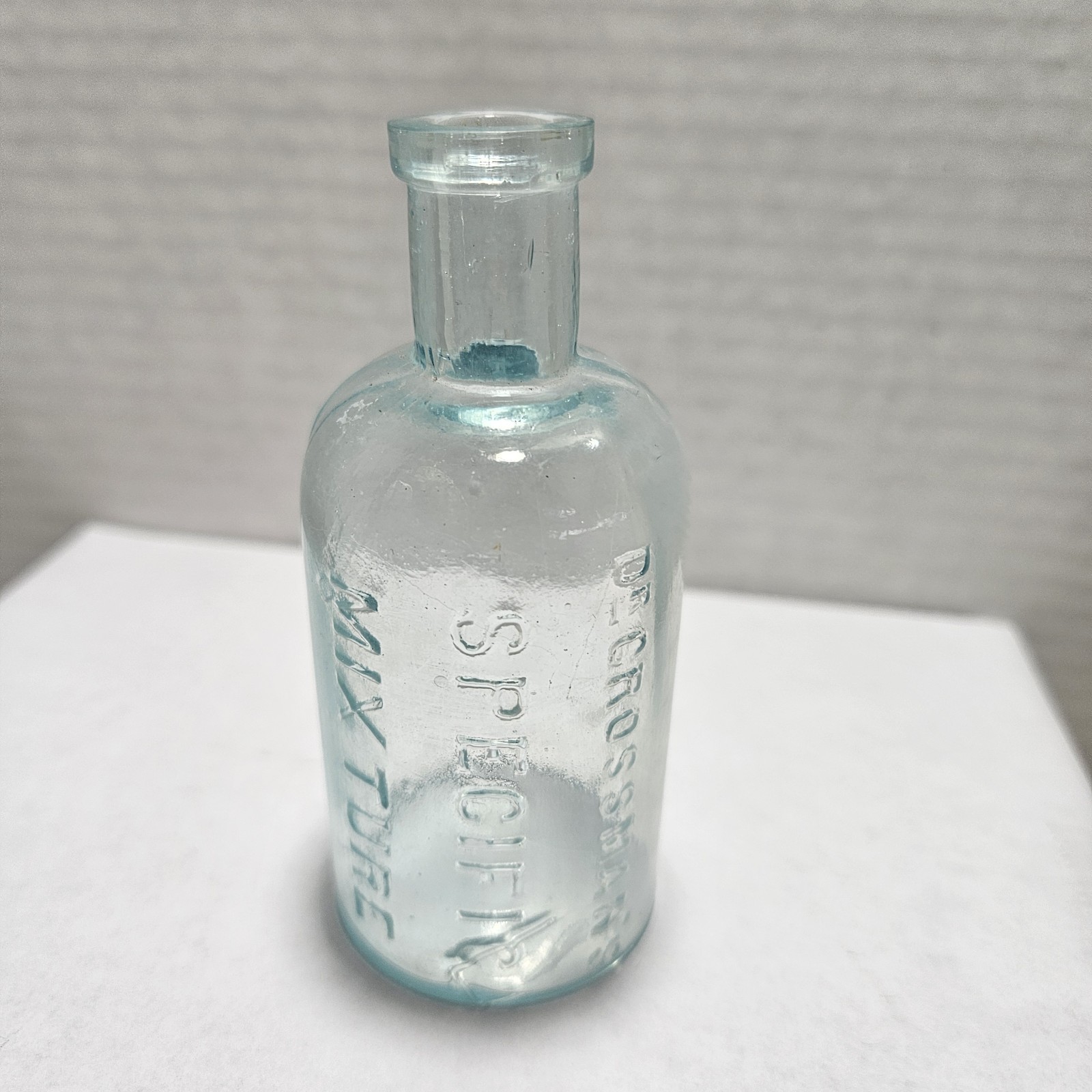 Dr. Grossman’s Specific Mixture Antique Glass Bottle Late 1800s