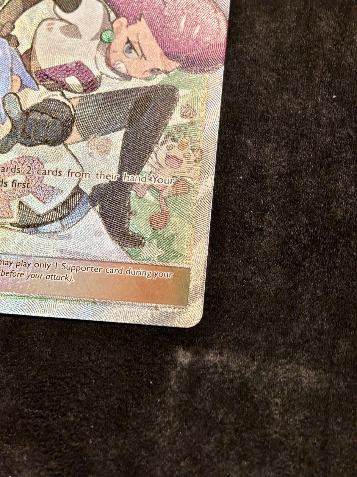 Jessie and James 68/68 Ultra Rare Full Art Hidden Fates Pokemon Card Mint