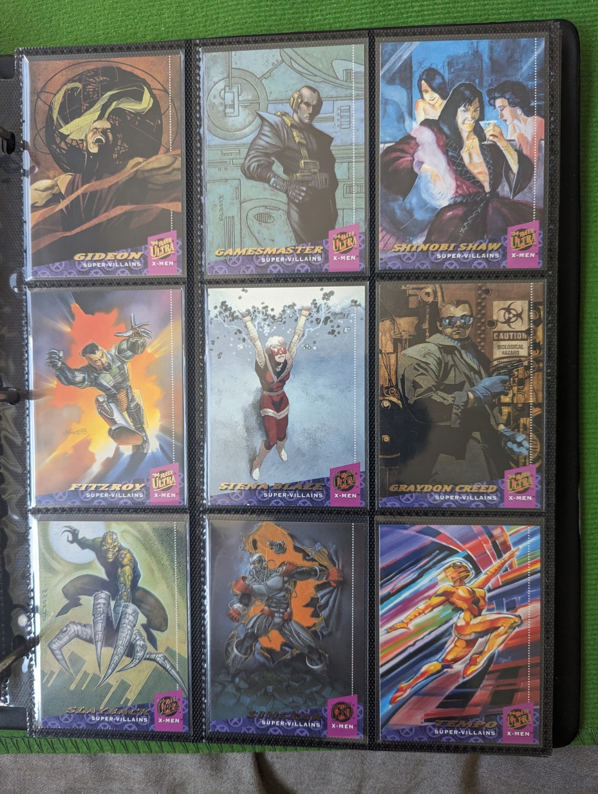 Vintage 1994 Fleer Ultra X-Men Marvel Cards 1-150 Complete Base Card Set