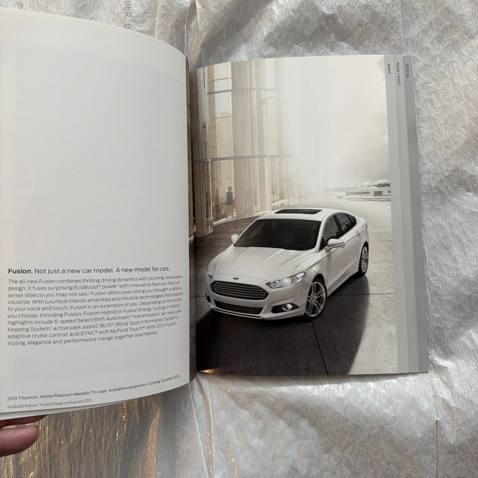 2012 – 2013 Ford Fuel Efficient Full Line Auto Show Brochure Mustang Shelby ST