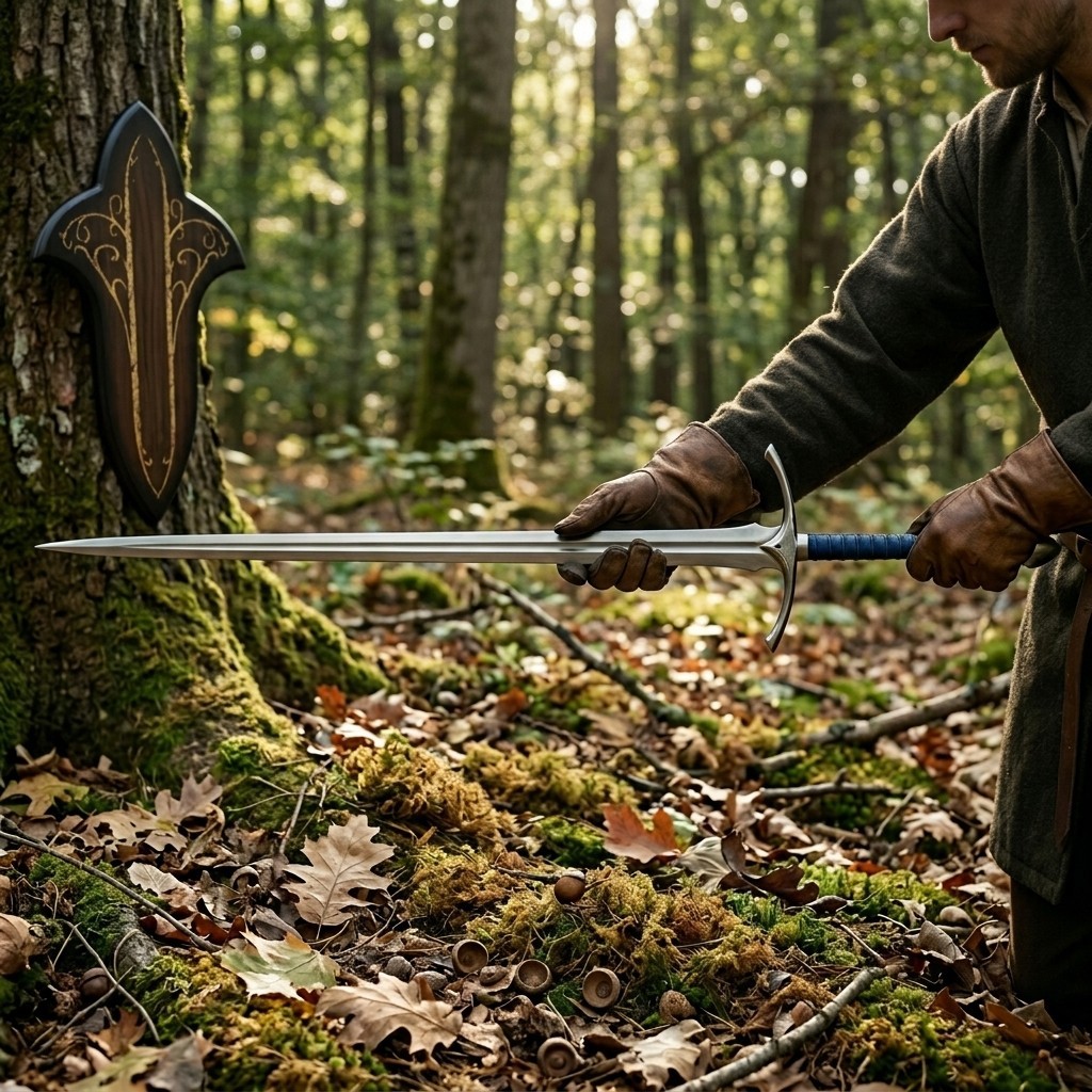 Handmade Gondolin Sword, Rings of the Power Inspired Movie Replica, 44 Inch