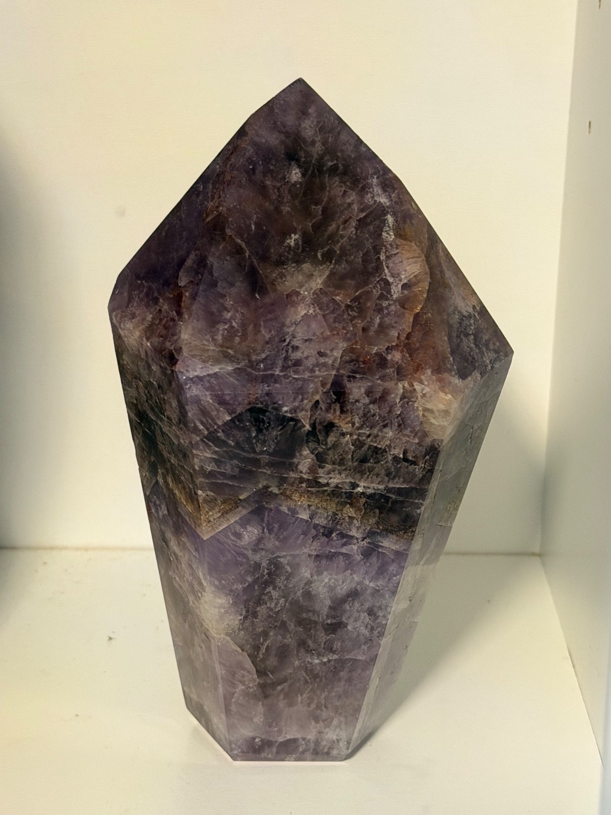 AA Super Seven Melody Stone Tower Generator Point Polished 6.75″ 2.55 LBS