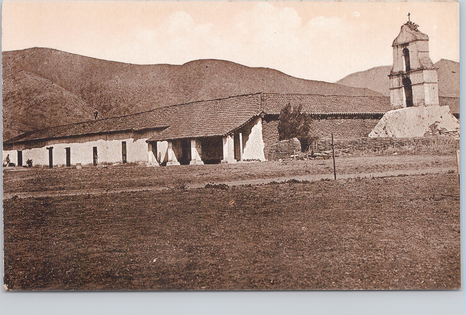 Undivided Back Postcard Pala US San Antonio de Pala Mission