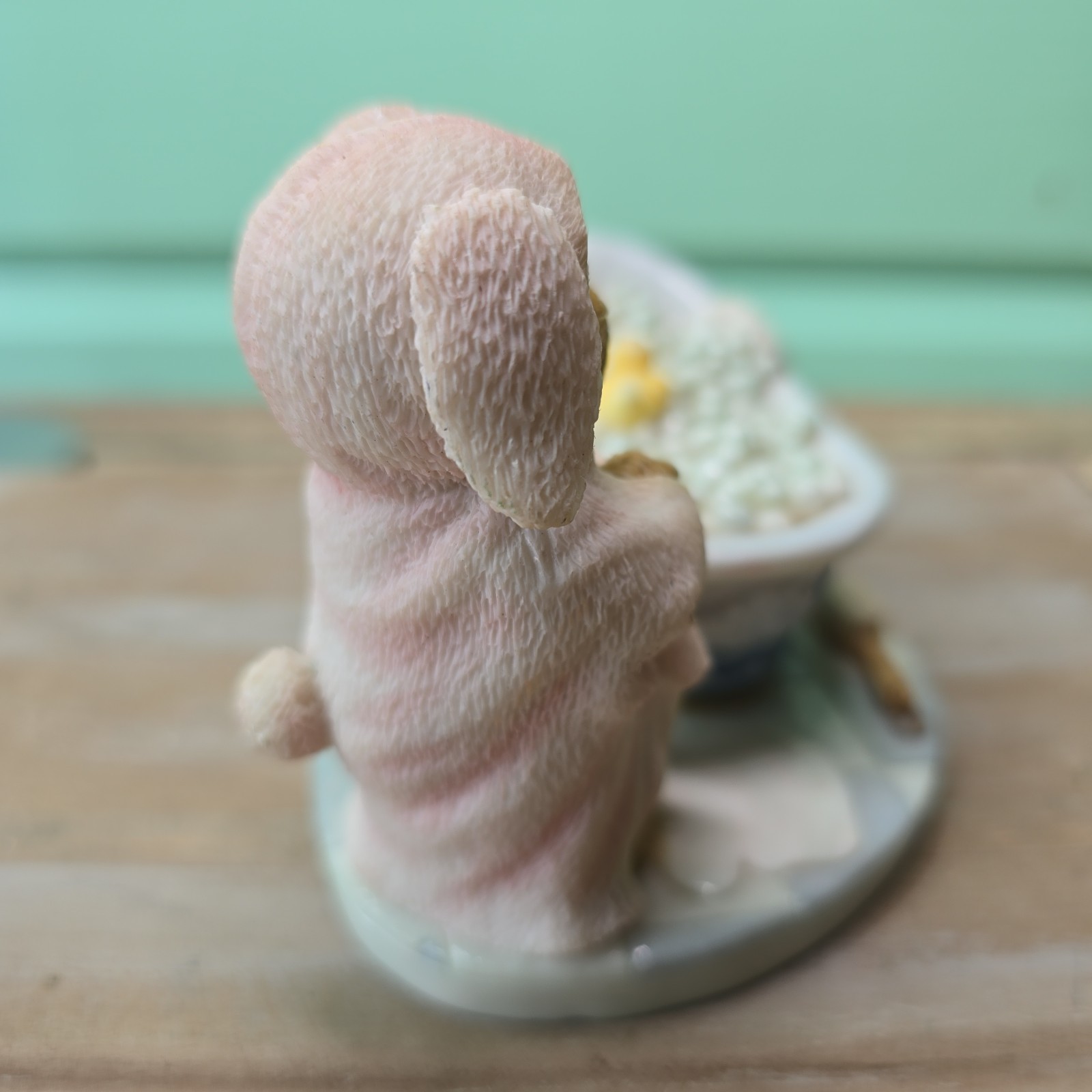 Rare! Cherished Teddies Kennedy Rub a Dub Dub Figurine 2006