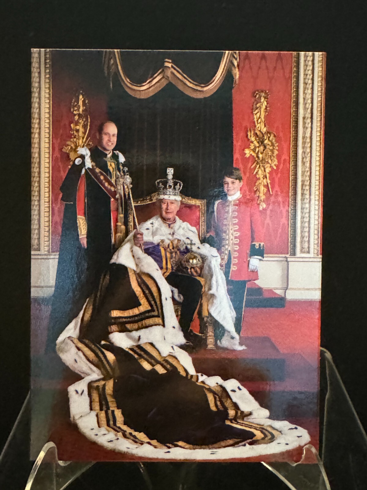 Three Generations of British Kings-Current/Future Color Postcard–Never Used