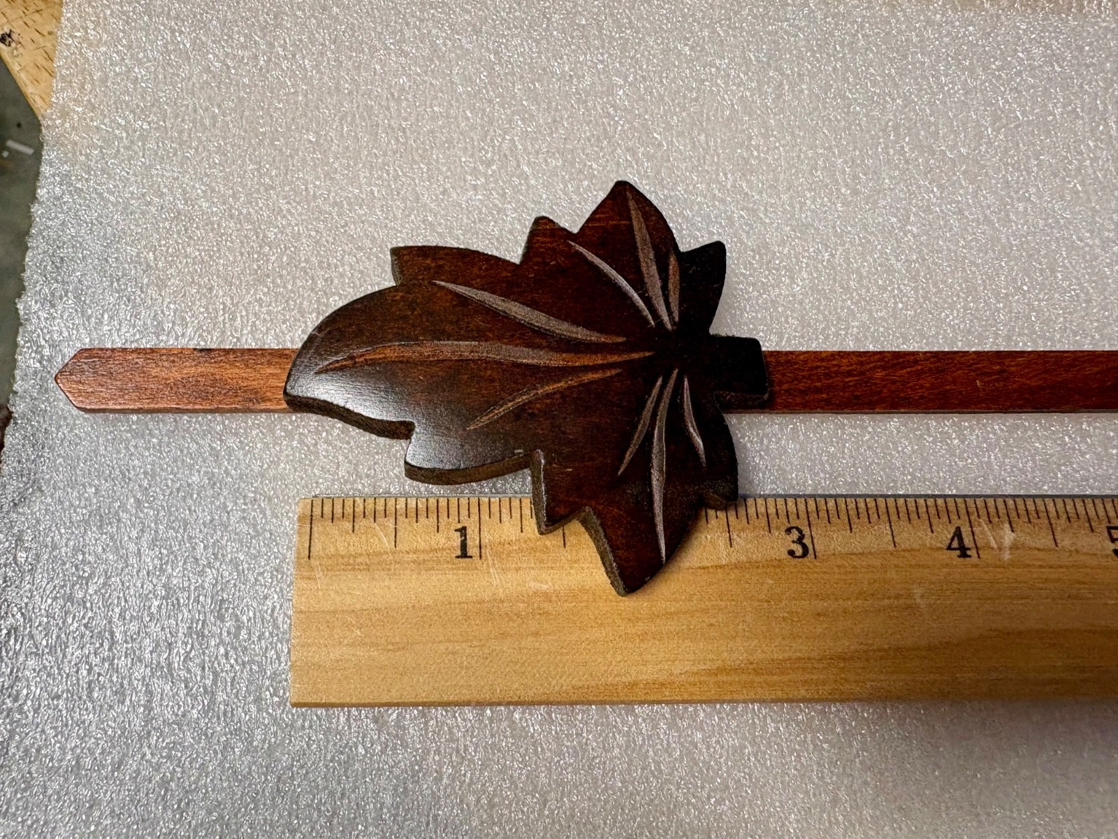 German Cuckoo Clock Pendulum in Walnut Finish