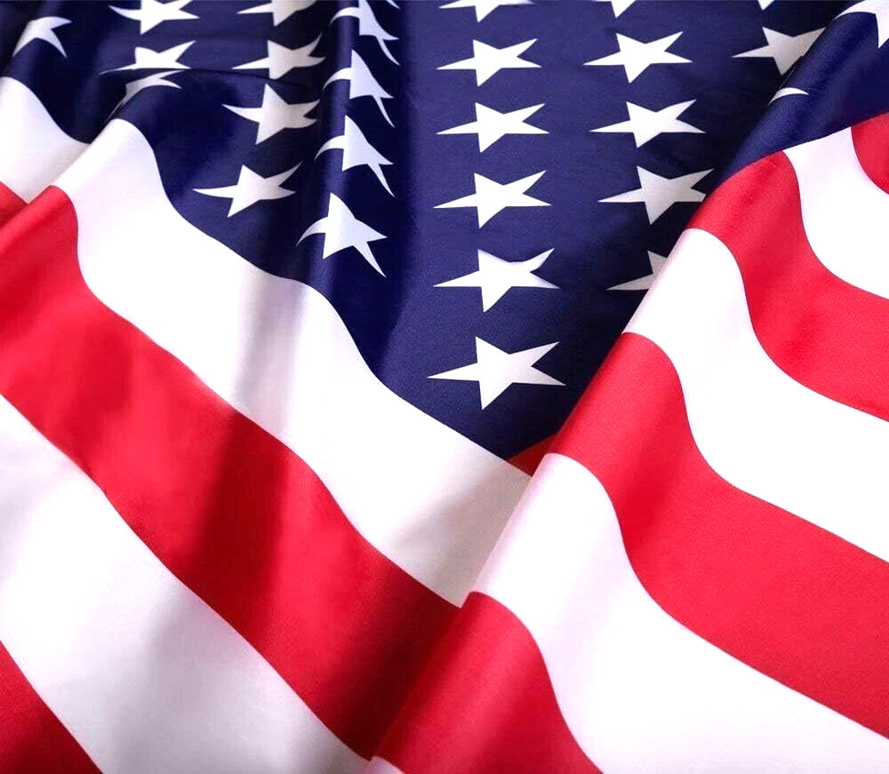 3 x 5 FT American Flag US USA National Double Sided Polyester Brass Grommets