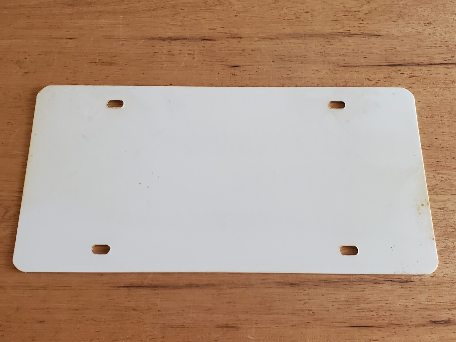 License Plate MIDWAY CITY, CA American Legion Post 555 Vintage Plastic