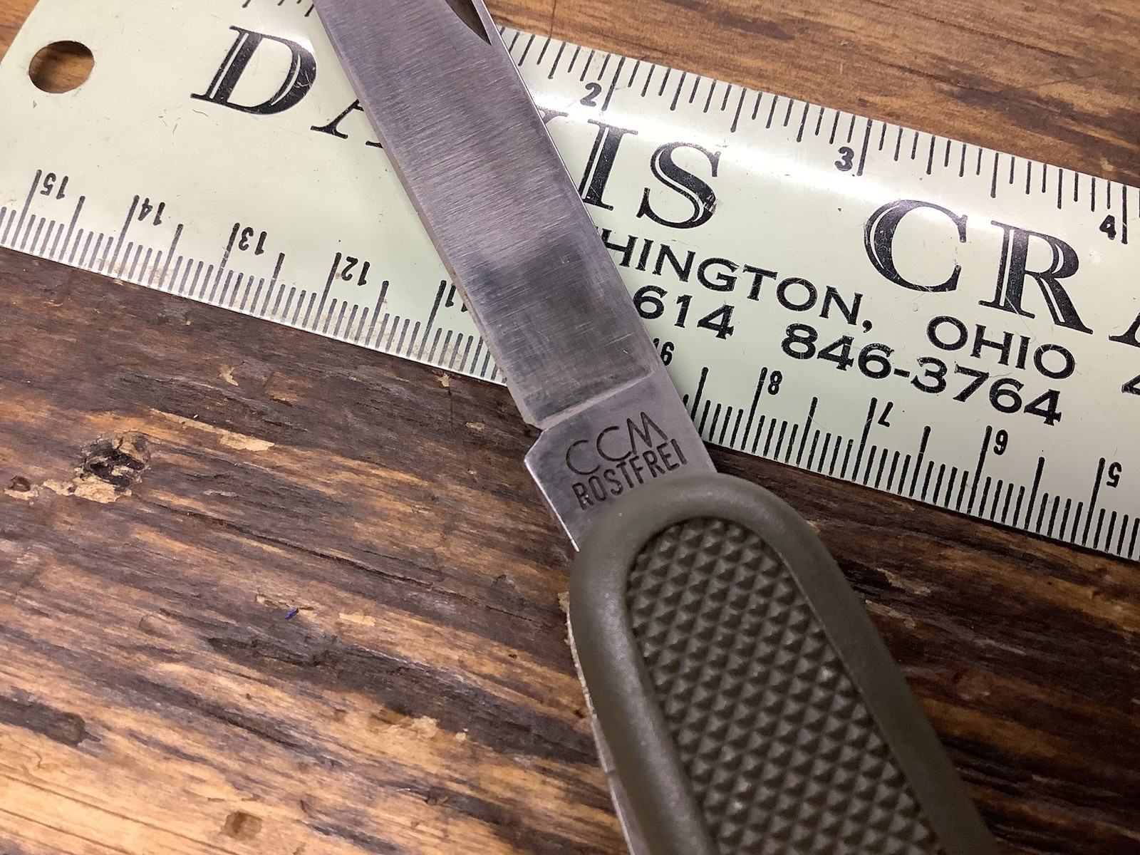 CCM Rostfrei German Soldier 4.25″ Folding Bundeswehr Folding Knife Made In Italy
