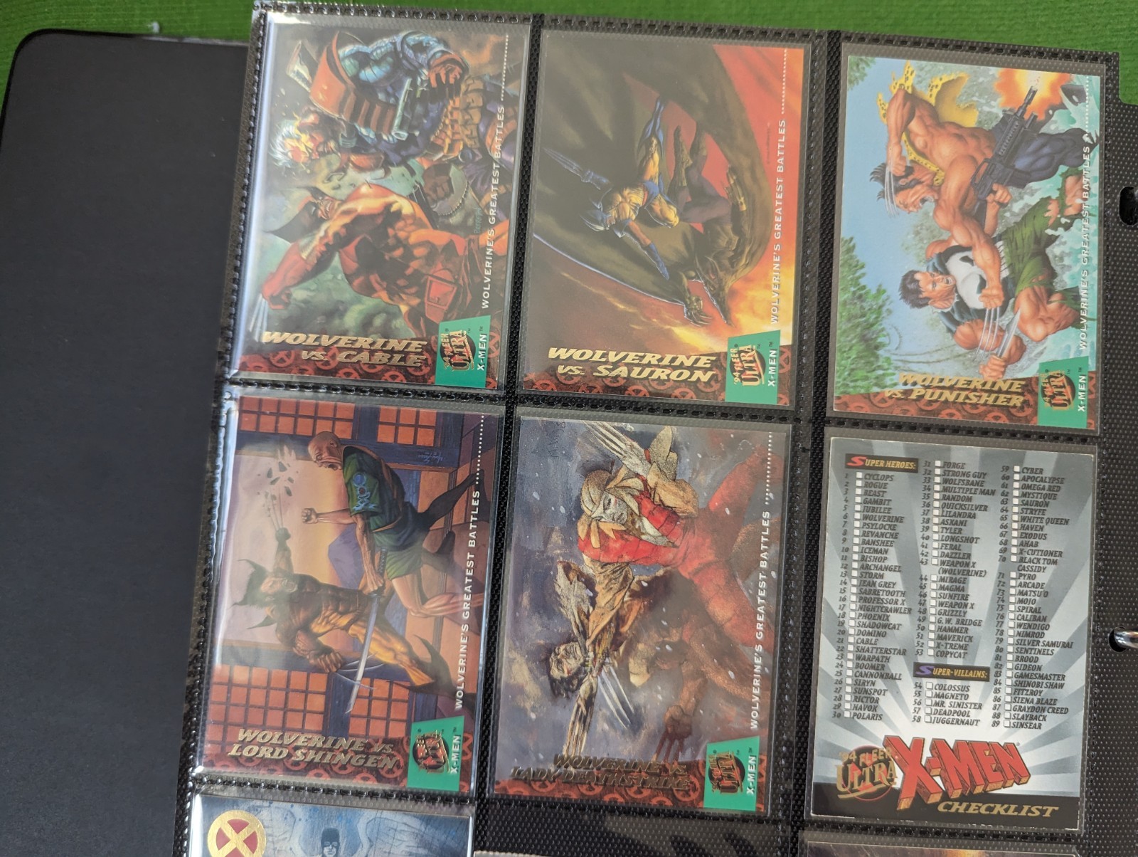Vintage 1994 Fleer Ultra X-Men Marvel Cards 1-150 Complete Base Card Set