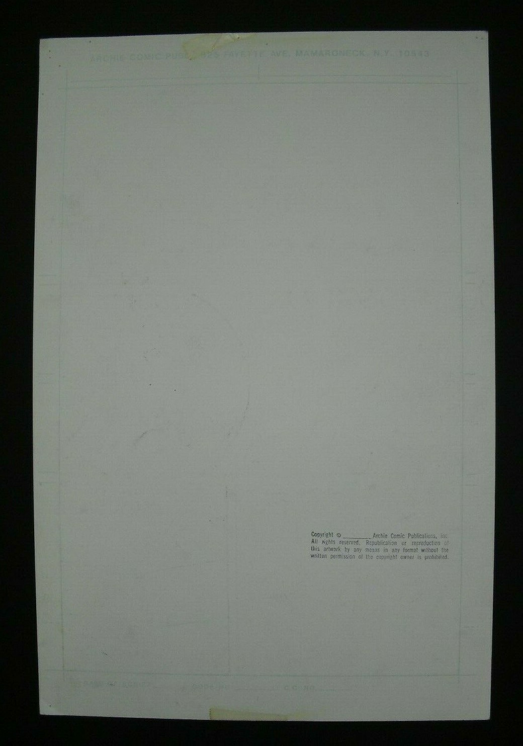 Original Comic Art VERONICA #88, pg #3 by DAN PARENT signed