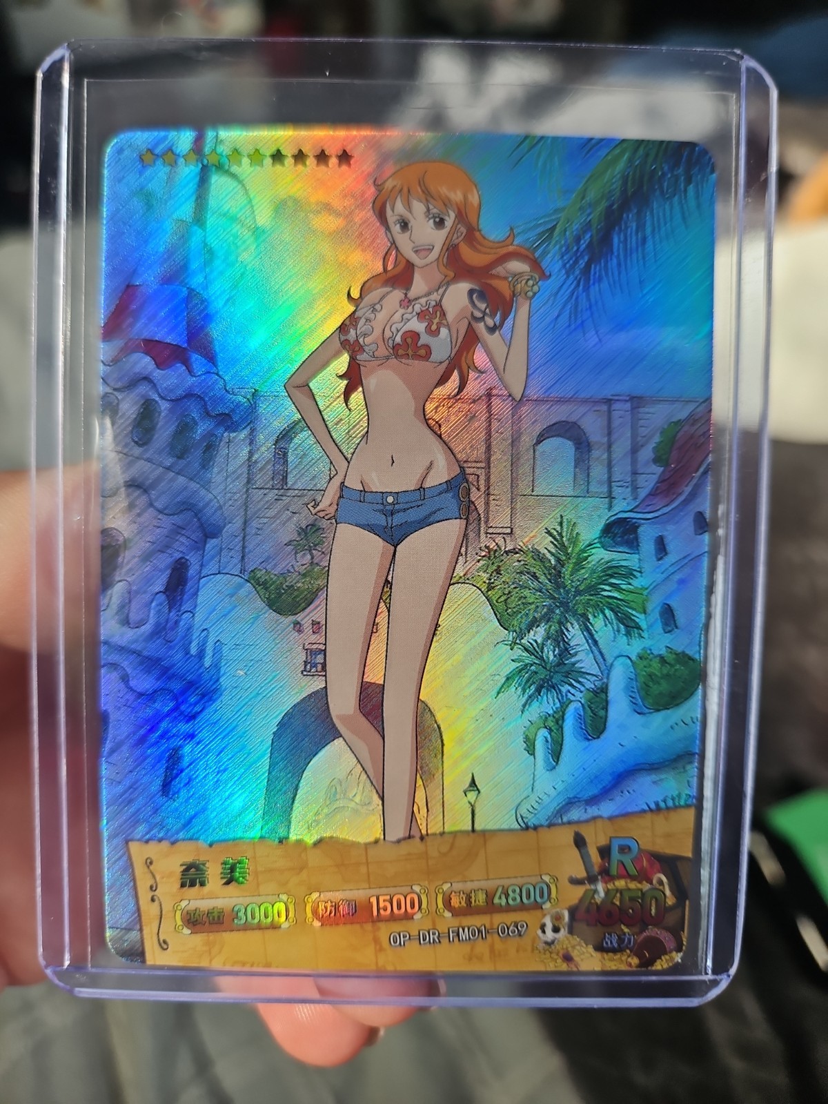 Nami R OP-DR-FM01-069 One Piece Anime Trading Card Holo Foil