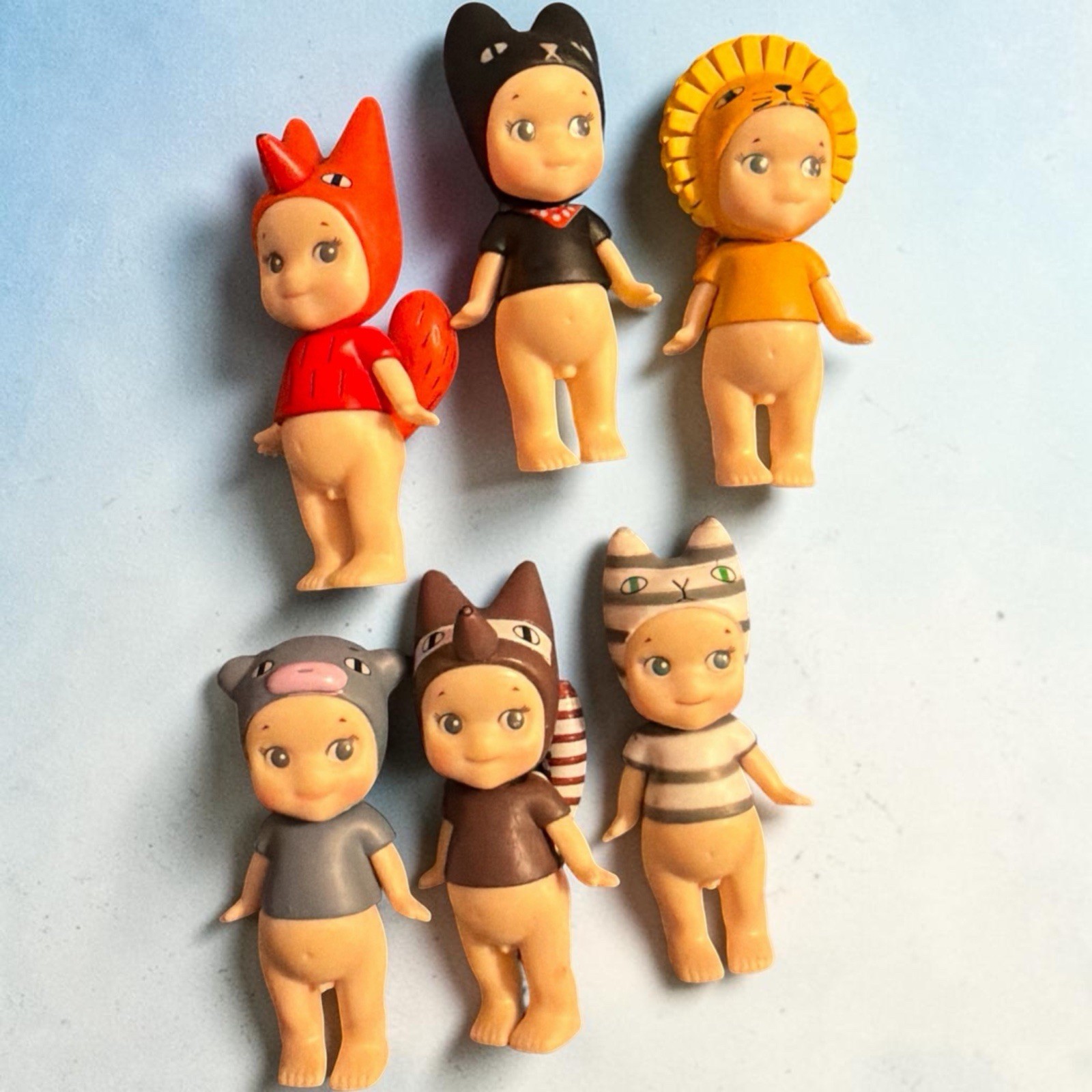 Sonny Angel Figures Lot Of 6 Creatures Series Super Cute New Out Of Box