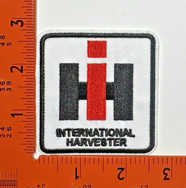 International Harvester IH Logo Patch Iron On Sew On Tractor Farm Equipment Badg