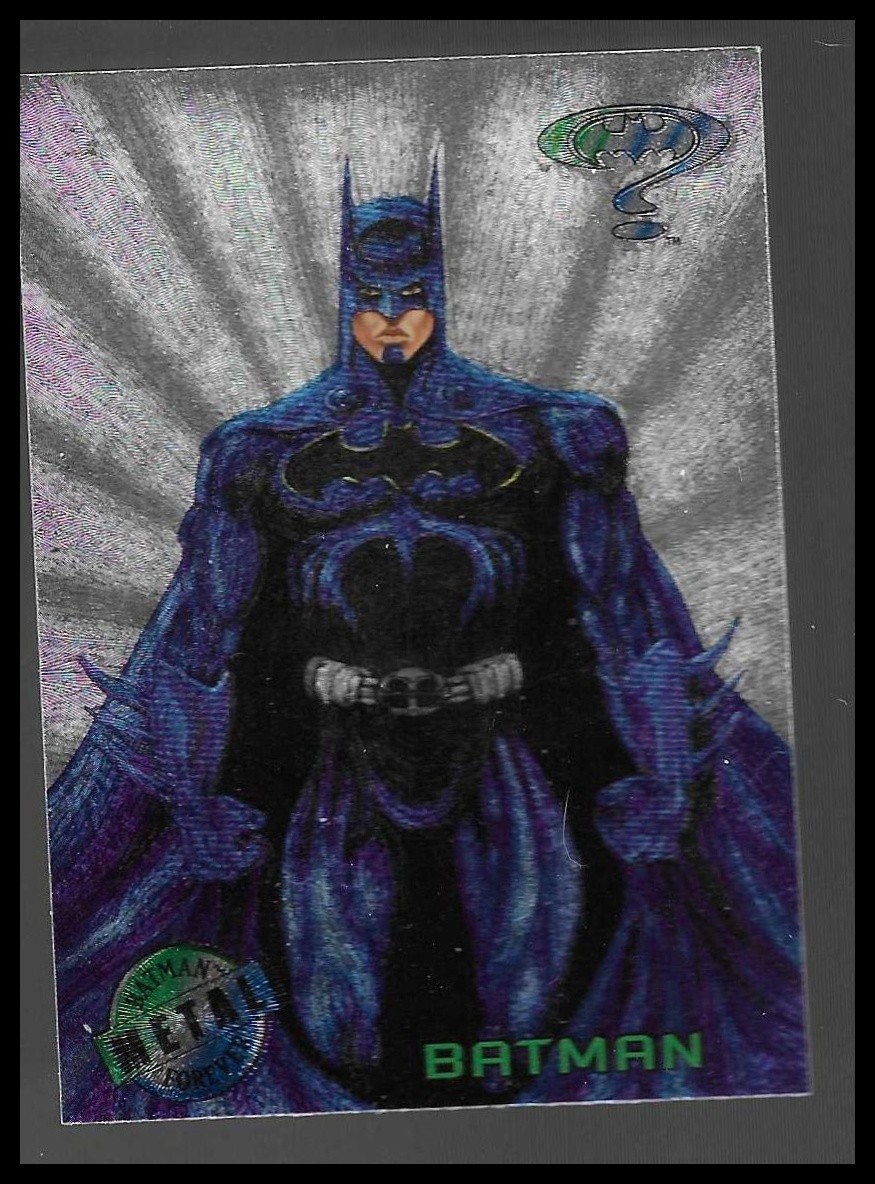 1995 Fleer Metal Batman Forever Silver Flasher Batman #1
