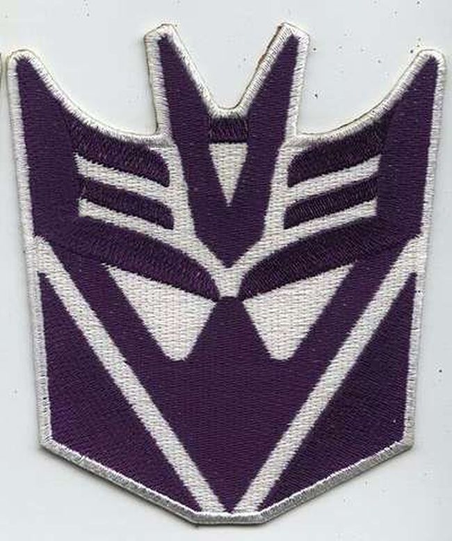 TRANSFORMERS 3 INCH DECEPTICON HOOK VEL-KRO PATCH – TF005V