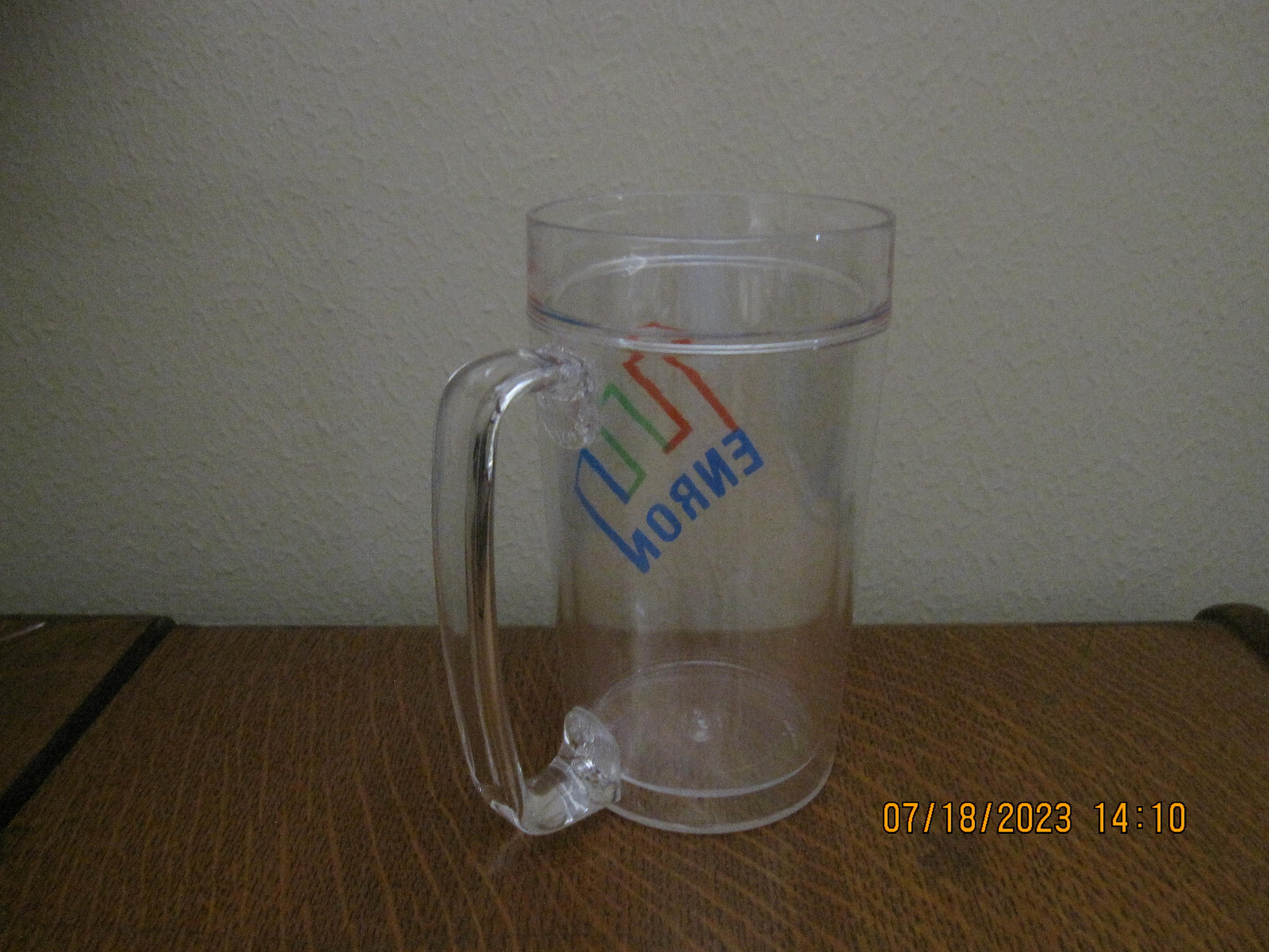 1 Carton of 12–NEW-VERY RARE-ENRON CORP Mugs/Steins-Double Walled-24 oz