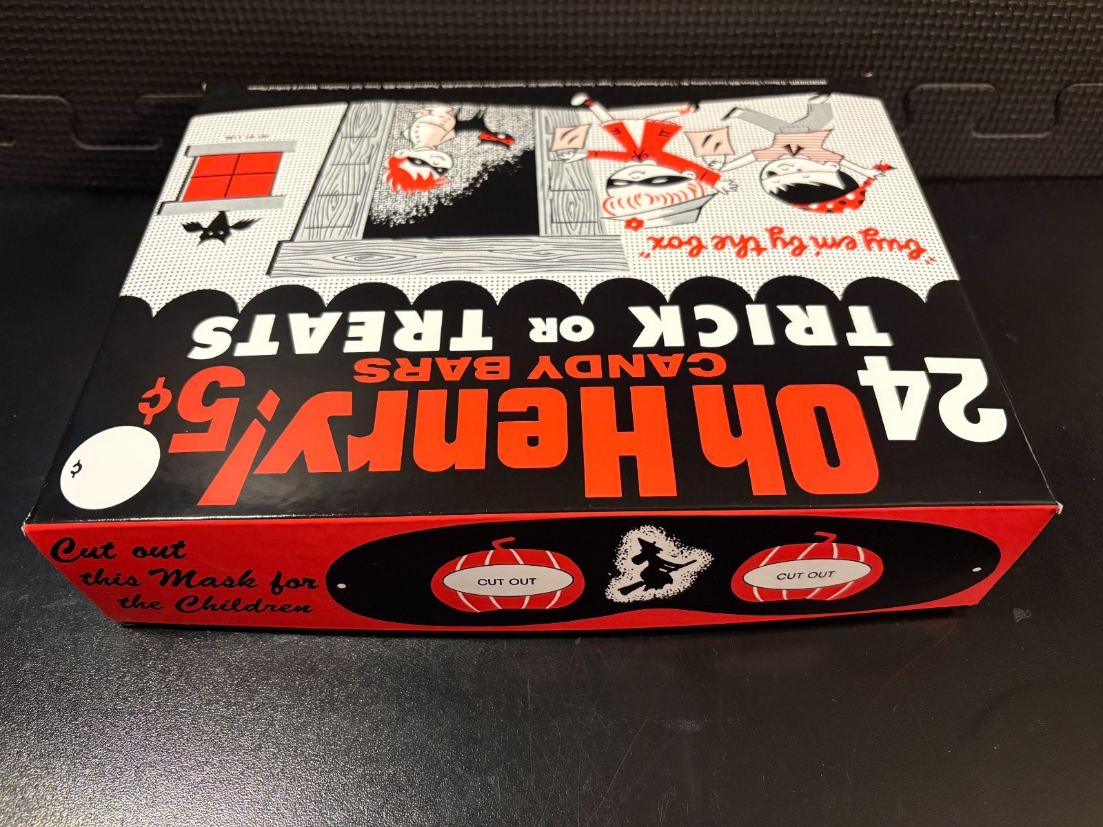 1950s Oh Henry (Halloween, variation #1) – Empty custom design display box