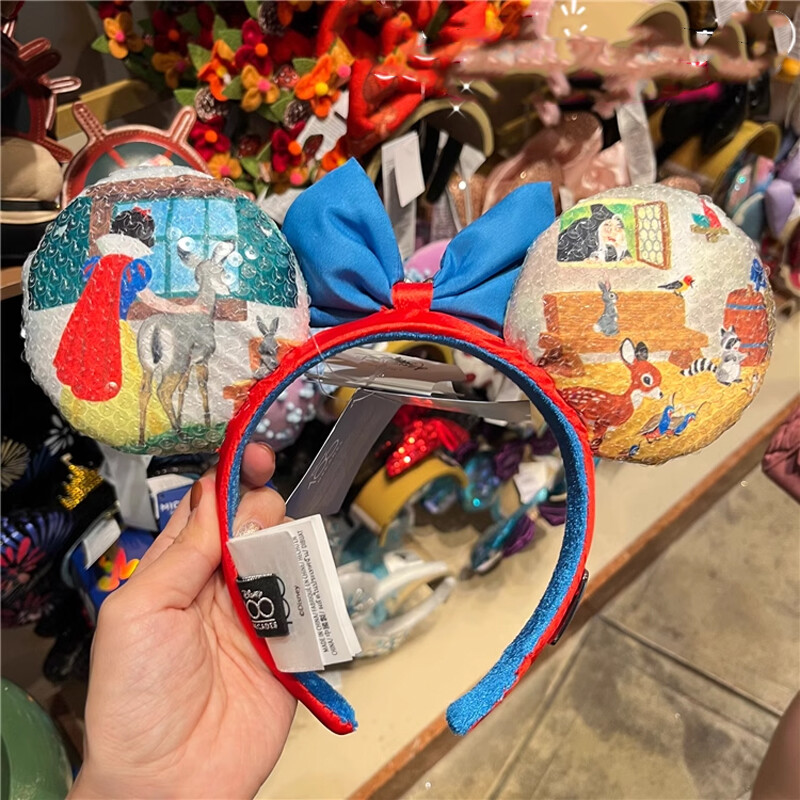 Disney Parks 100 Years Decades 2 of 10 Snow White Minnie Ears Headband NWT
