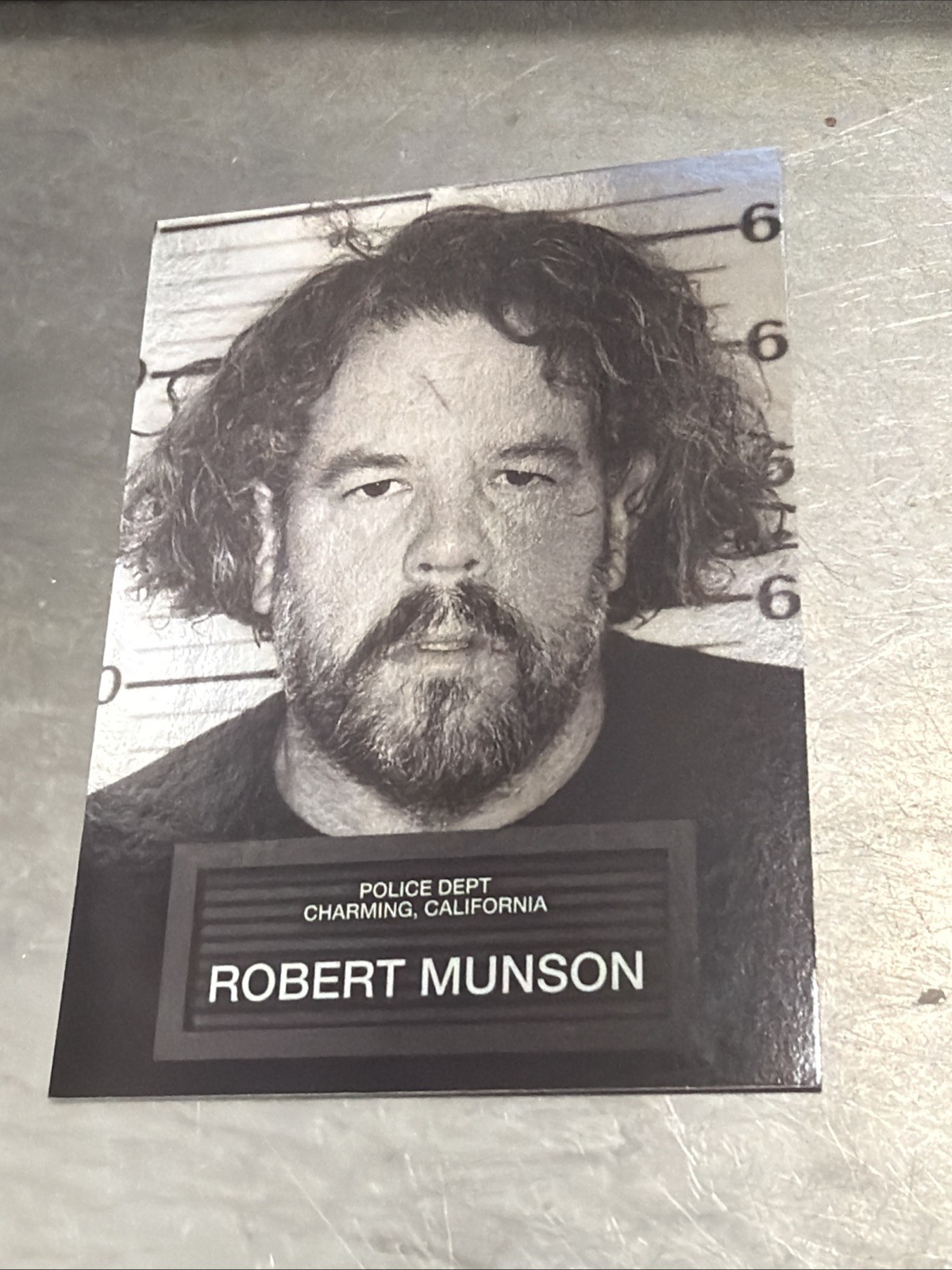 2015 Cryptozoic Sons of Anarchy Parallel Mug Shots Bobby Munson Robert /100