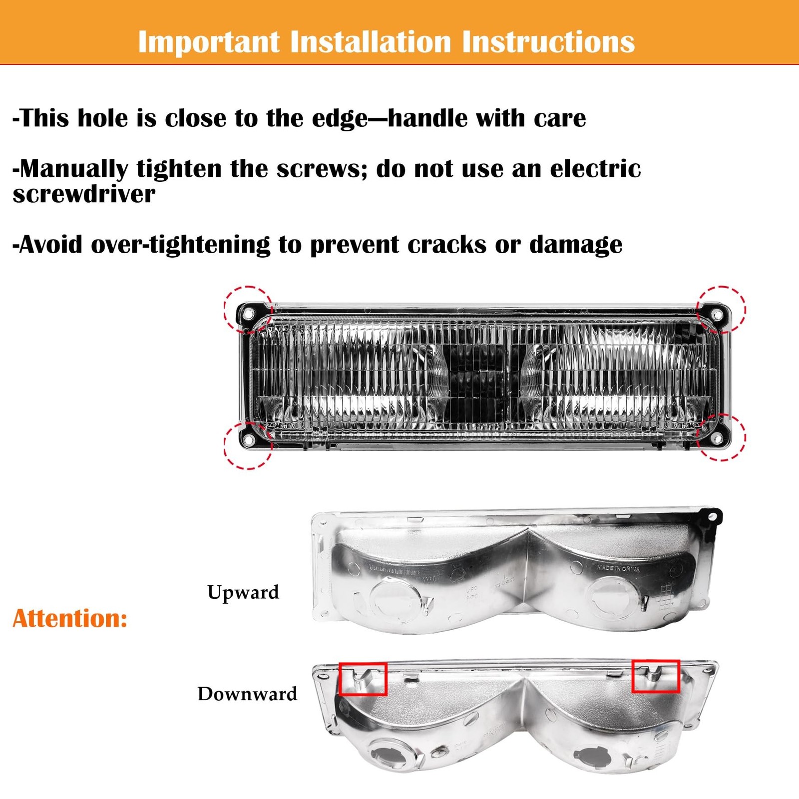 Headlights Assembly Compatible With 1994 1995 1996 1997 1998 OBS Chevy Silver…