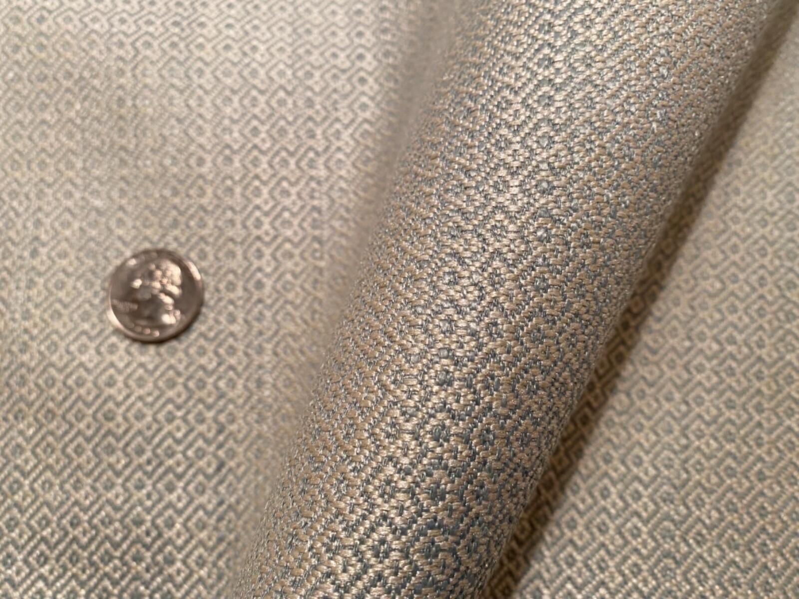 3+YD* KASMIR 5124 RIDDLER Spa Woven 100% Polyester Geometric Fabric $300 Retail
