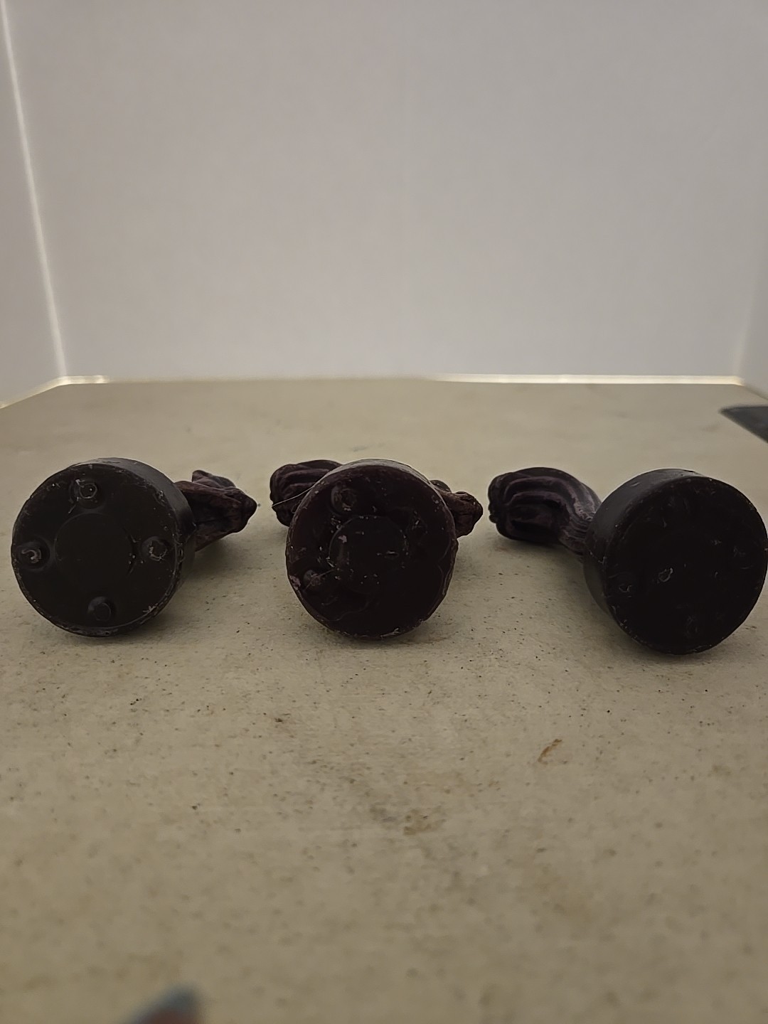 Vintage Candle SQUIRRELS MINI 2.5″ WAX Set Of 3 RUSTIC COTTAGE CORE WOODLAND