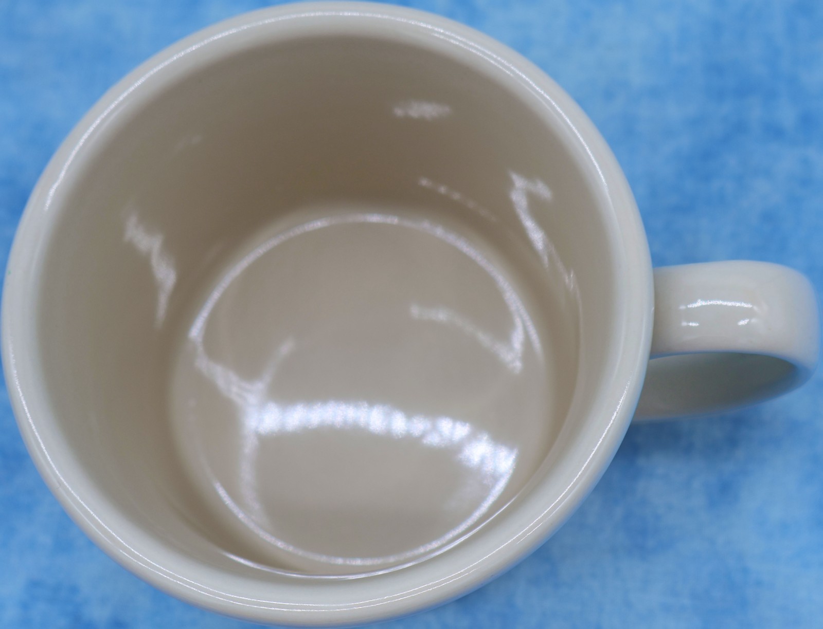 Longaberger Pottery Woven Traditions Blue 10 oz Mug Made for Longaberger