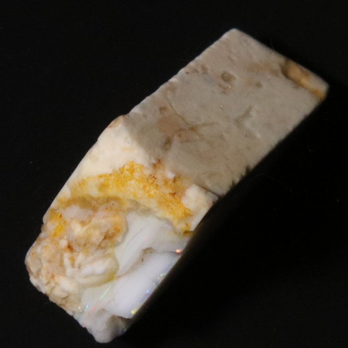 29 ct Spencer Idaho Opal – Multi-color Pinfire Seam – Natural Matrix Rub