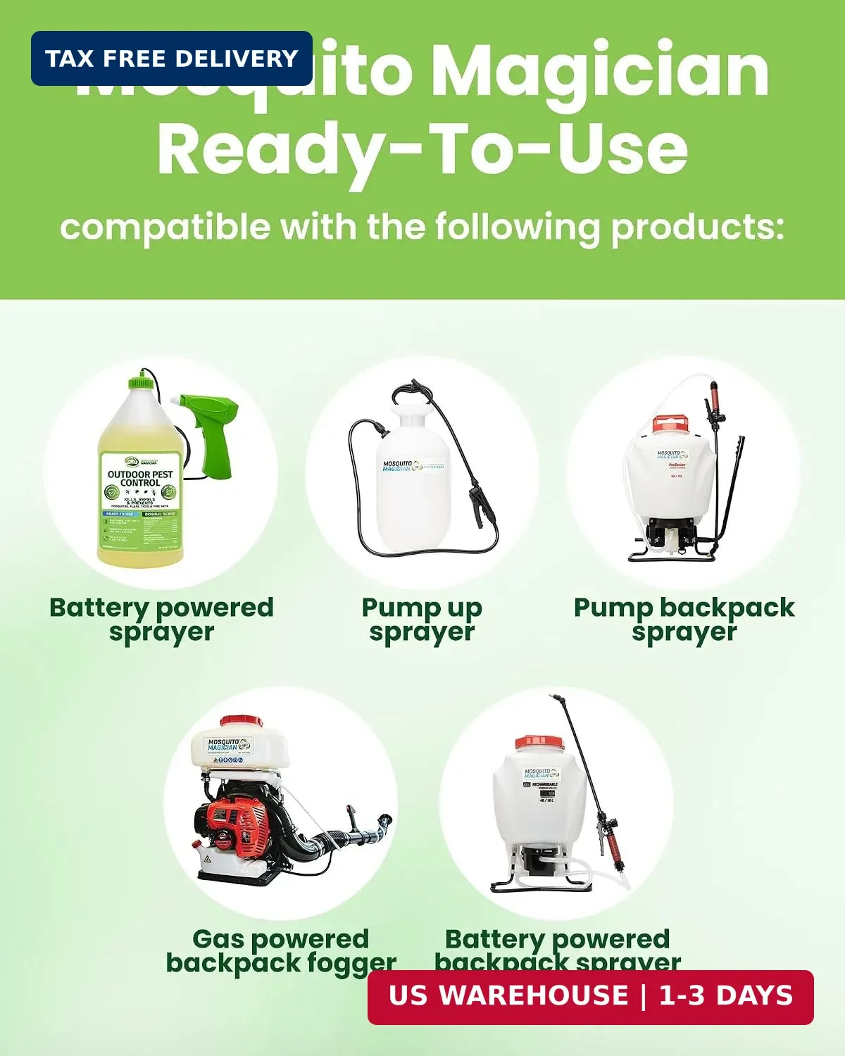 Mosquito Magician Ready-to-Use Mosquito Yard Spray 1 Gal (original scent) – Kill