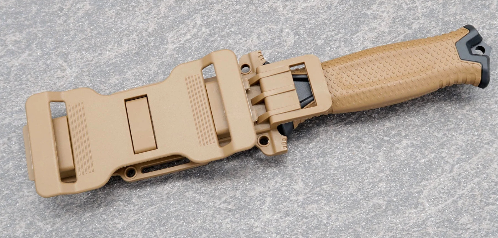 Gerber StrongArm Knife Fixed Blade Plain Edge Coyote Brown Tactical Survival USA