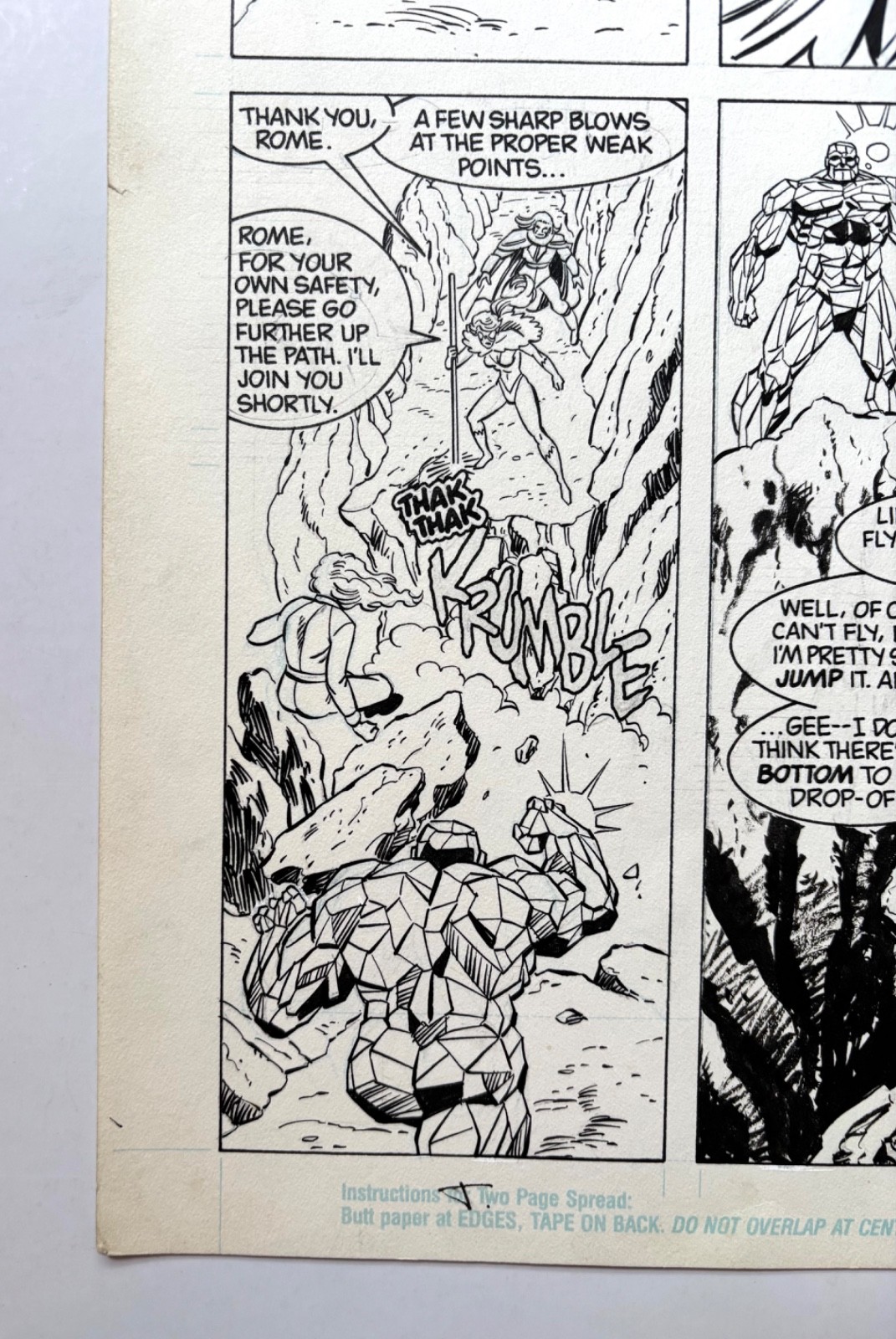 Hawk And Dove 15 Pg 3 Original Art By Greg Gugler And Scott Hanna 1990